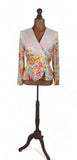 Vintage 80s Blazer Floral _ Size 10/12 - Vintage Boutique