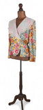 Vintage 80s Blazer Floral _ Size 10/12 - Vintage Boutique