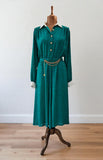Vintage 80s Day Dress _ Size 12 - Vintage Boutique
