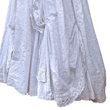 Vintage 80s French Wedding Dress Princess Traditional Cottage Chic White UK 8/10 - Vintage Boutique