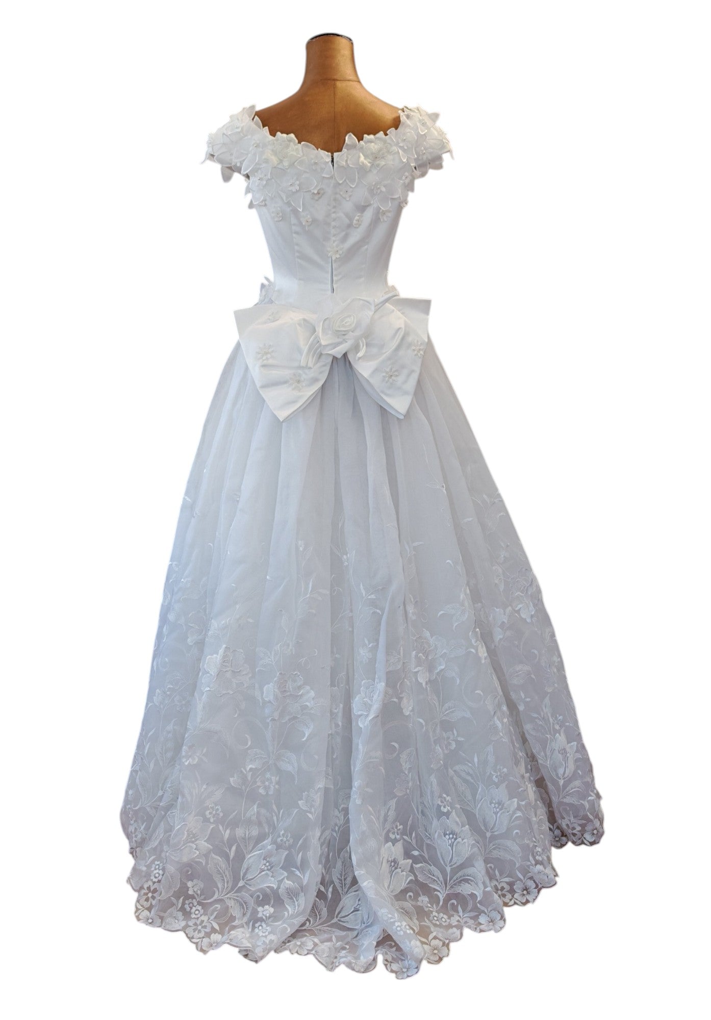 Vintage 90s Wedding Dress _ Size 8 Vintage 90s Wedding Dress _ Size 8