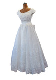 Vintage 90s Wedding Dress _ Size 8 - Vintage Boutique