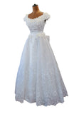 Vintage 90s Wedding Dress _ Size 8 - Vintage Boutique