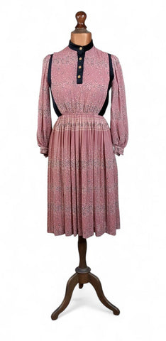 Vintage 80s Japanese Dress _ Size 12