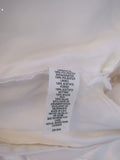 Vintage 80s Wedding Dress White Belle Princess Lace Beading Train UK 10/12 - VintageFairy
