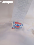 Vintage 80s Wedding Dress White Belle Princess Lace Beading Train UK 10/12 - VintageFairy